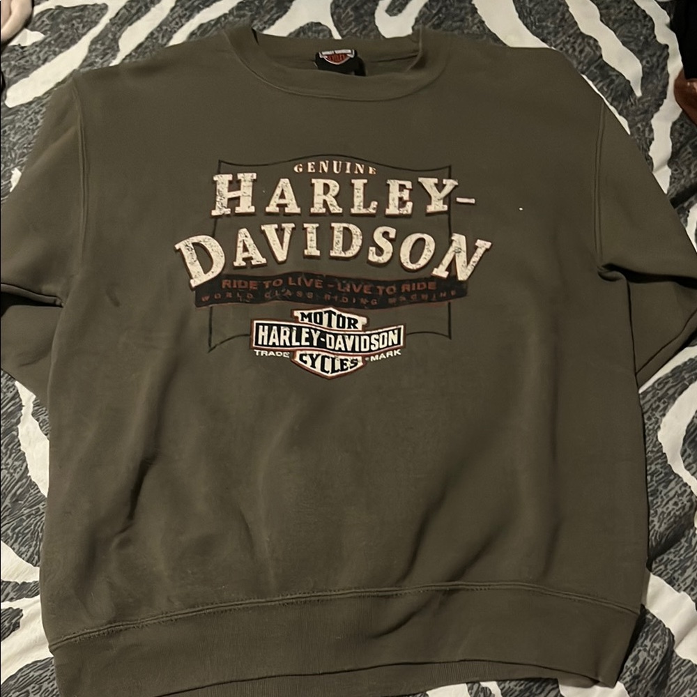 Harley-Davidson Green Crewneck